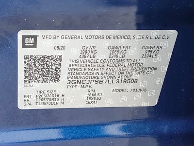2020 Chevrolet Trax LT