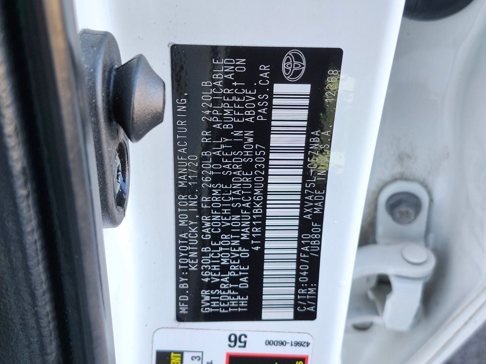 2021 Toyota Camry LE AWD