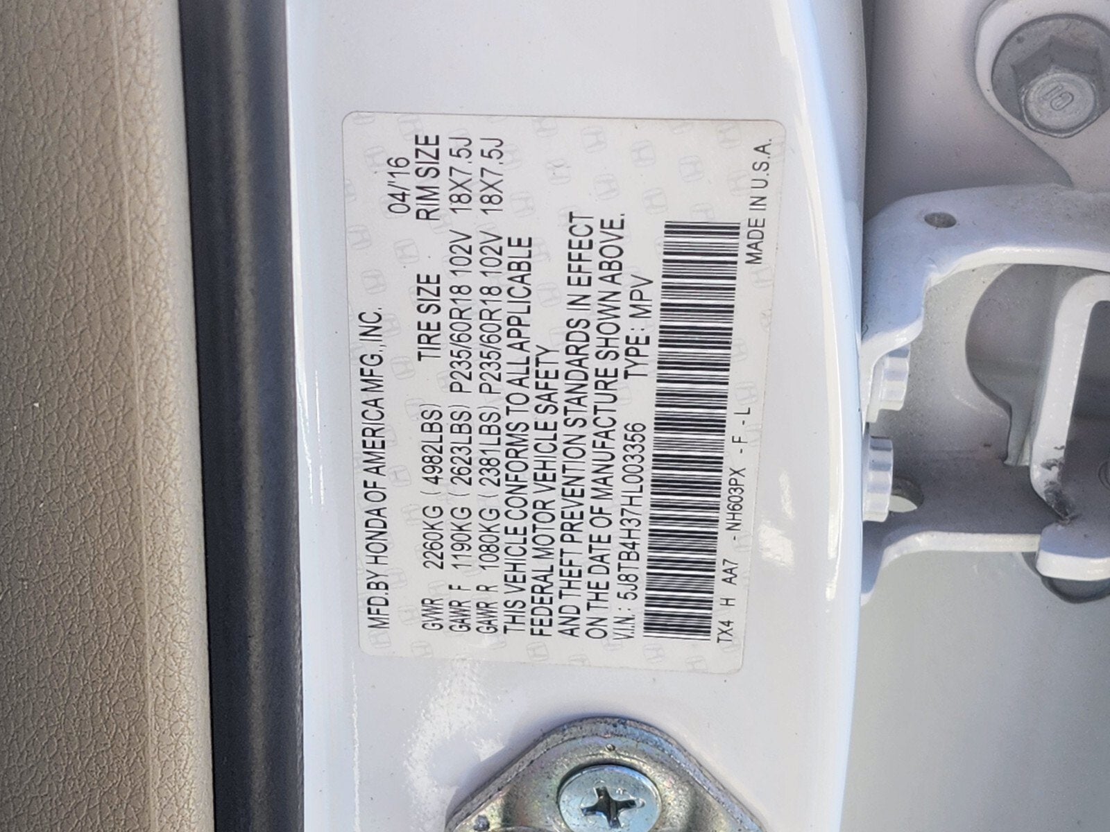 2017 Acura RDX Base