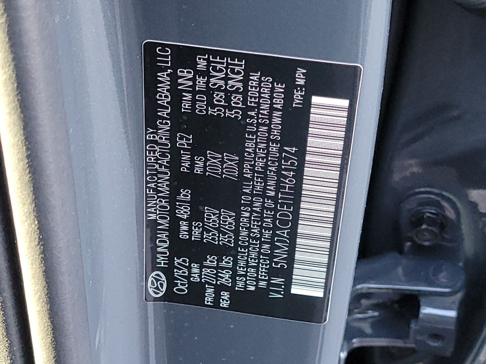 2026 Hyundai TUCSON SE