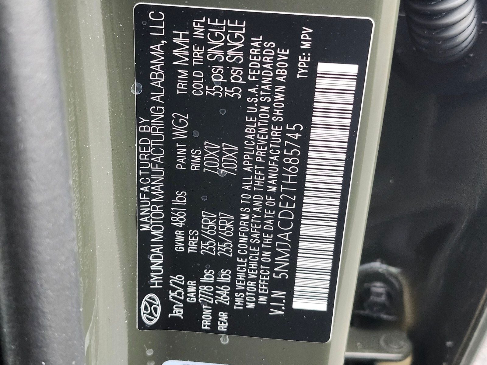 2026 Hyundai TUCSON SE