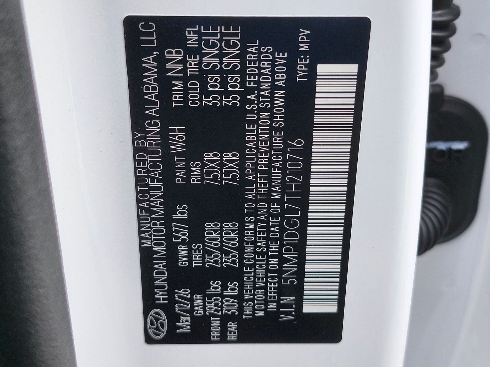 2026 Hyundai SANTA FE SE