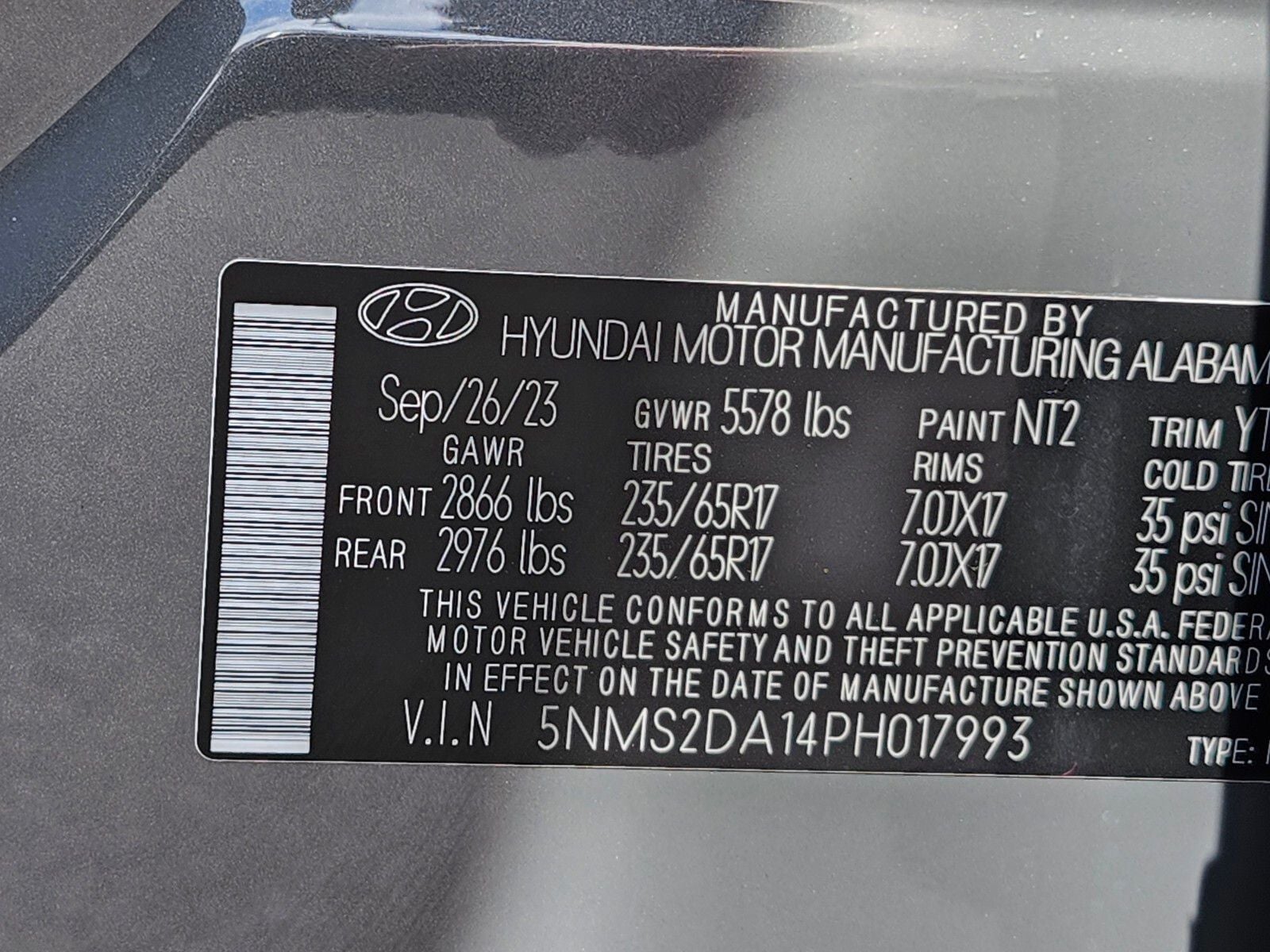 2023 Hyundai SANTA FE HYBRID Blue