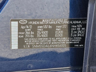 2022 Hyundai SANTA FE Calligraphy