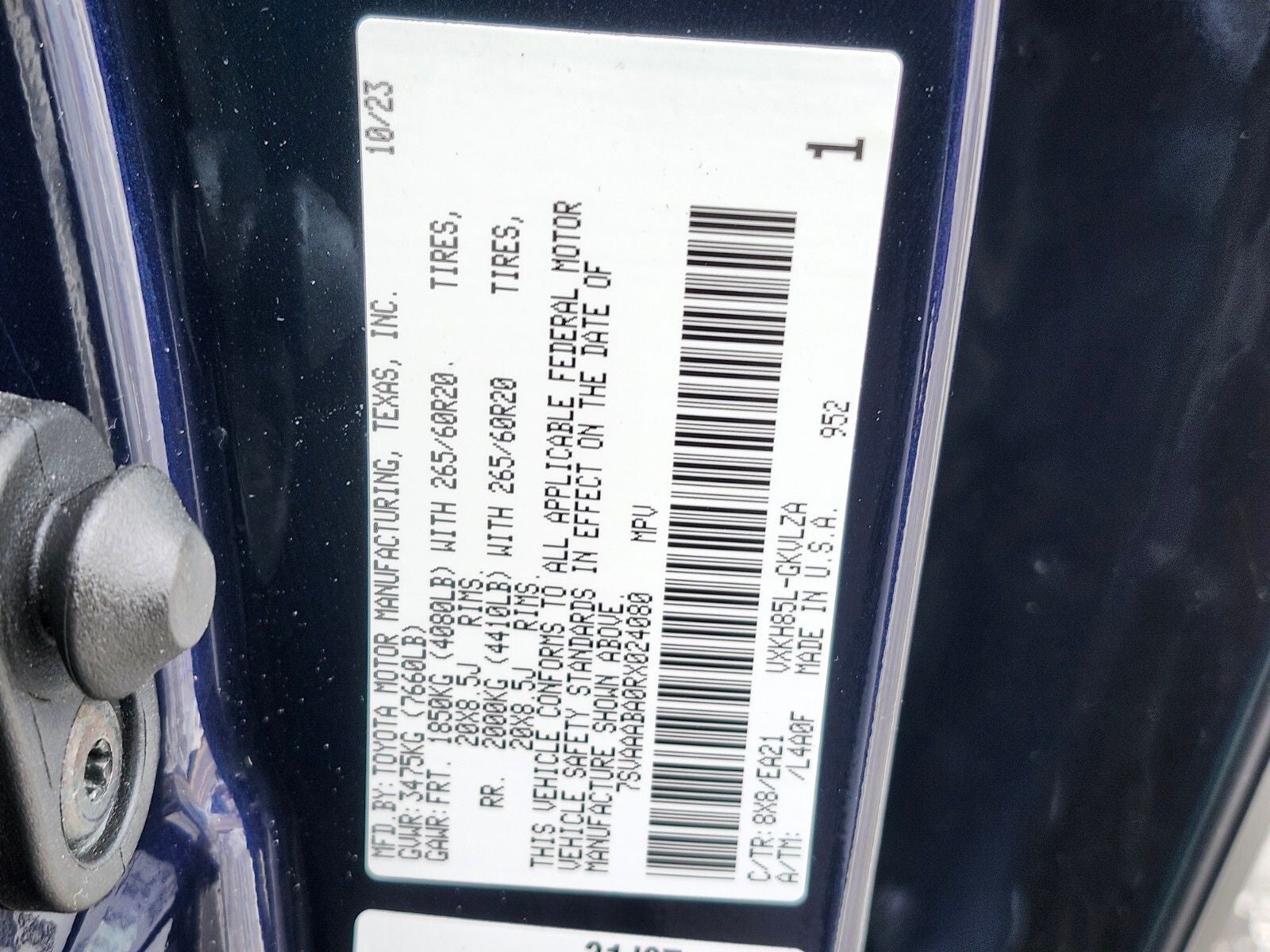 2024 Toyota Sequoia Limited TRD OFF ROAD PACKAGE