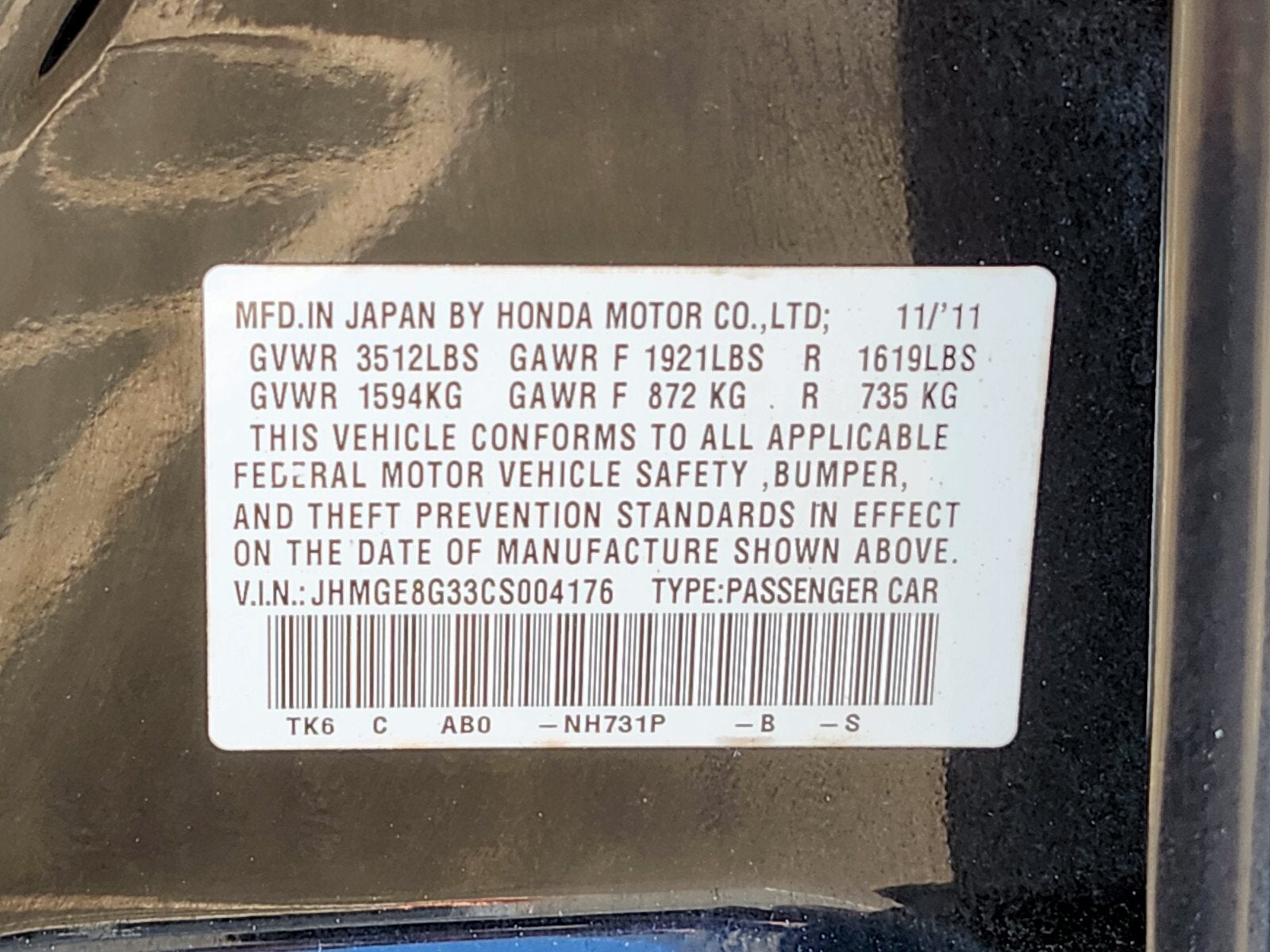 2012 Honda Fit Base
