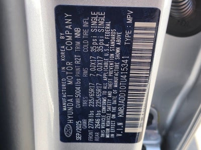 2026 Hyundai TUCSON HYBRID Blue