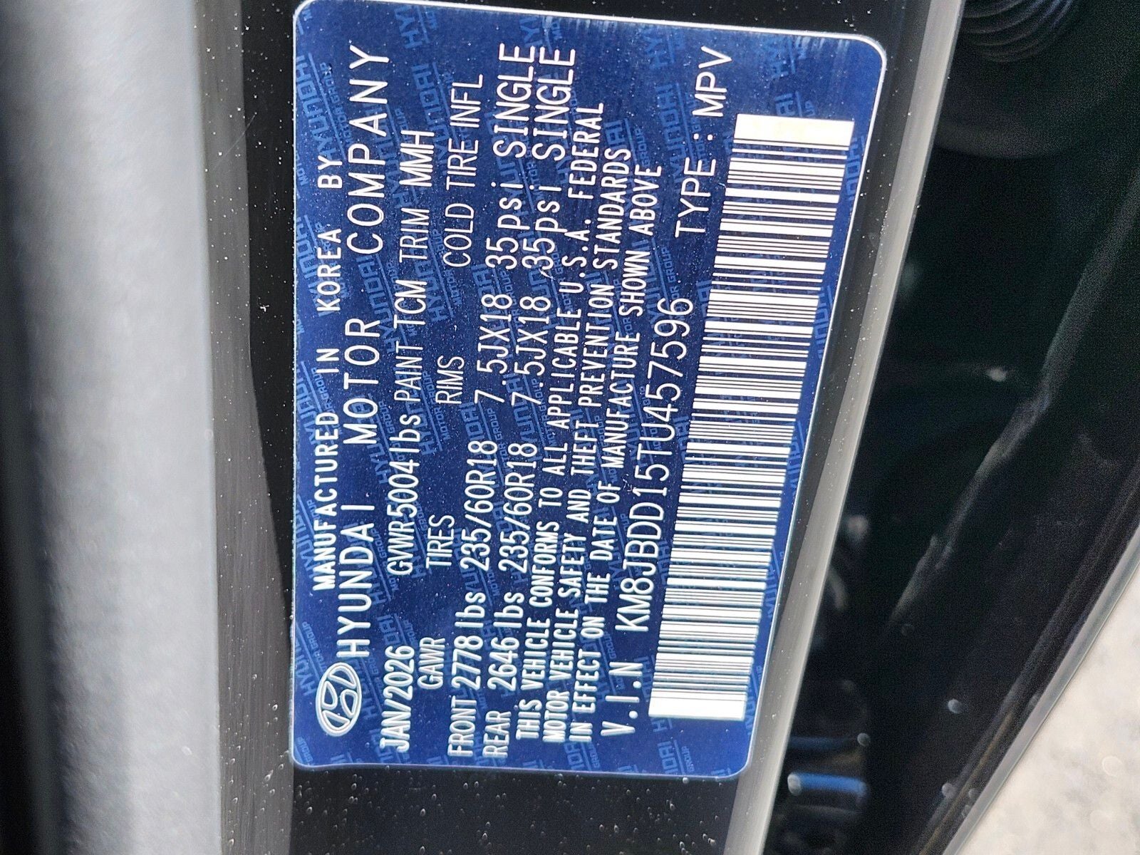 2026 Hyundai TUCSON HYBRID SEL