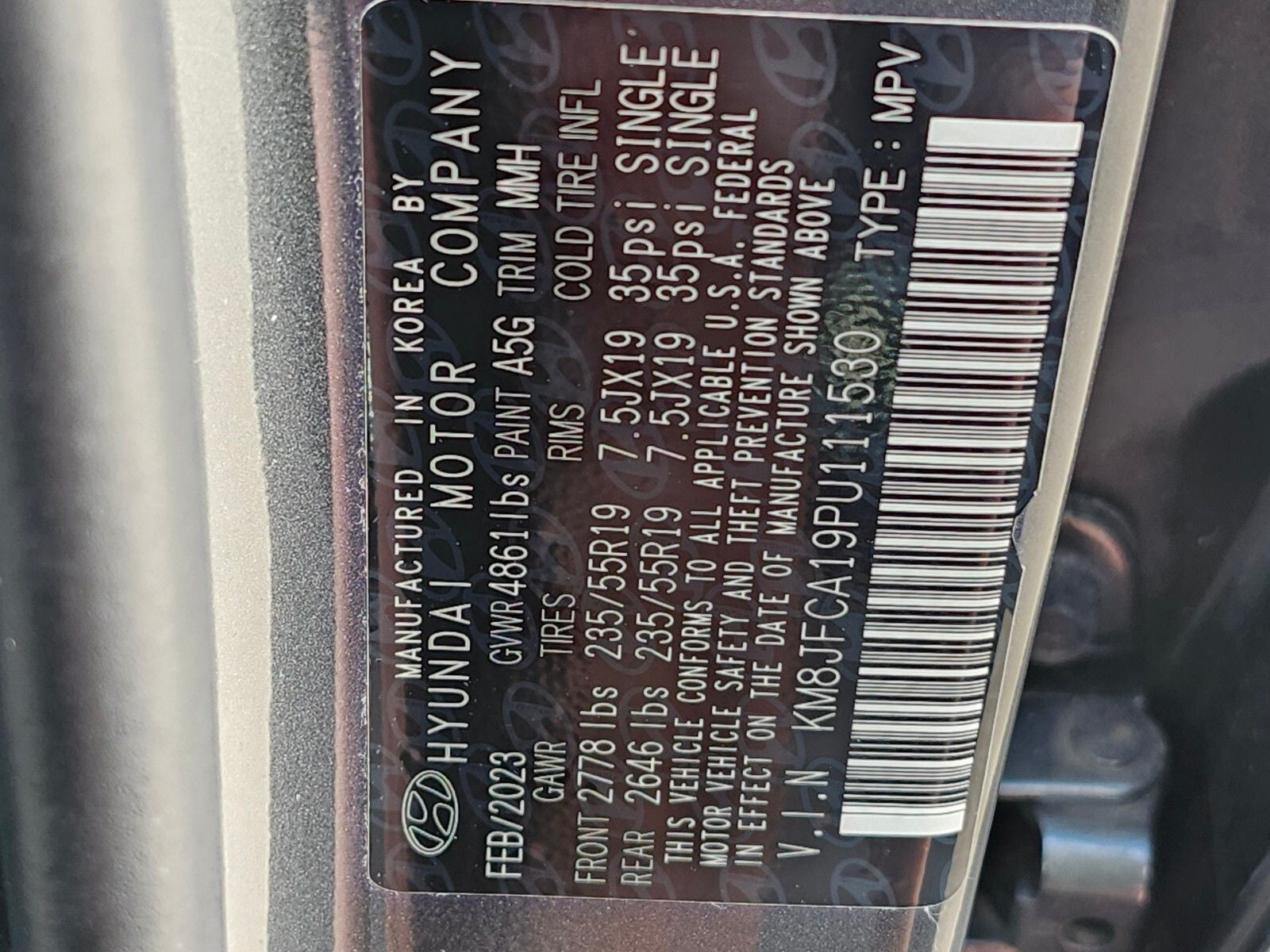 2023 Hyundai TUCSON HYBRID SEL Convenience