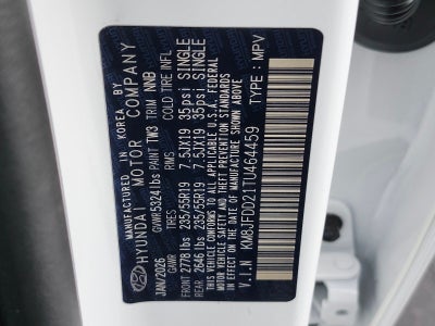 2026 Hyundai TUCSON PLUG-IN HYBRID Limited