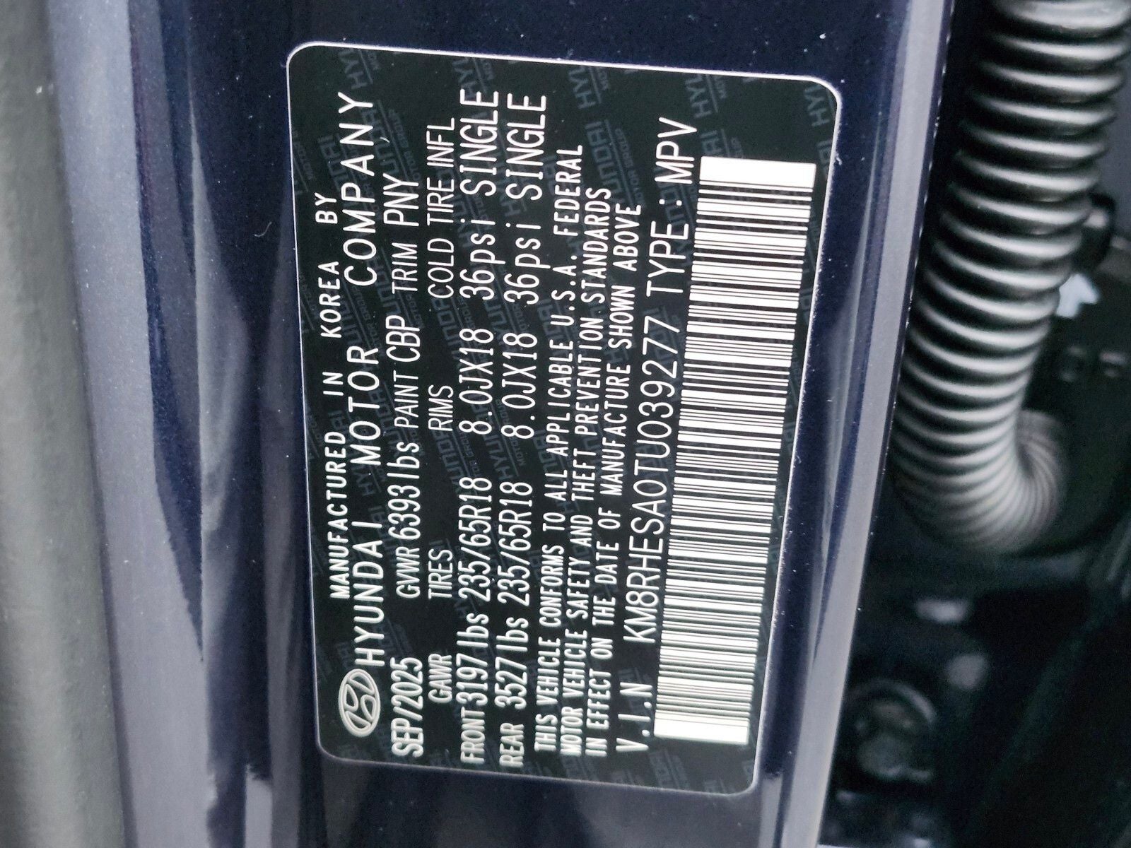 2026 Hyundai PALISADE HYBRID SEL Premium 7 Passenger