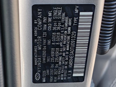2026 Hyundai PALISADE HYBRID SEL Premium 8 Passenger