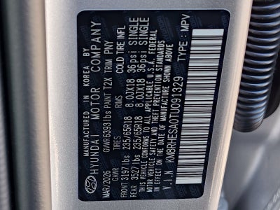 2026 Hyundai PALISADE HYBRID SEL Premium 8 Passenger