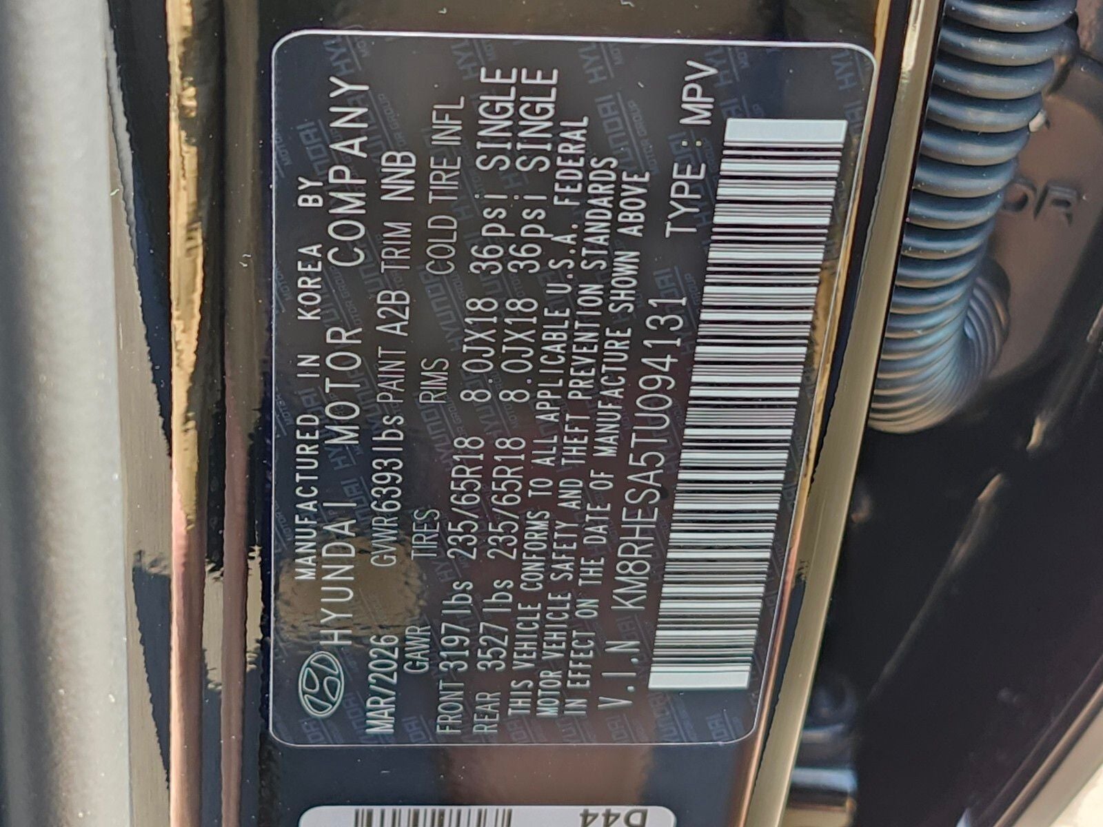 2026 Hyundai PALISADE HYBRID SEL Premium 8 Passenger
