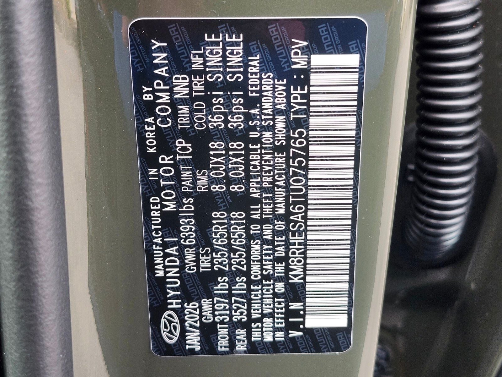 2026 Hyundai PALISADE HYBRID SEL Premium 7 Passenger