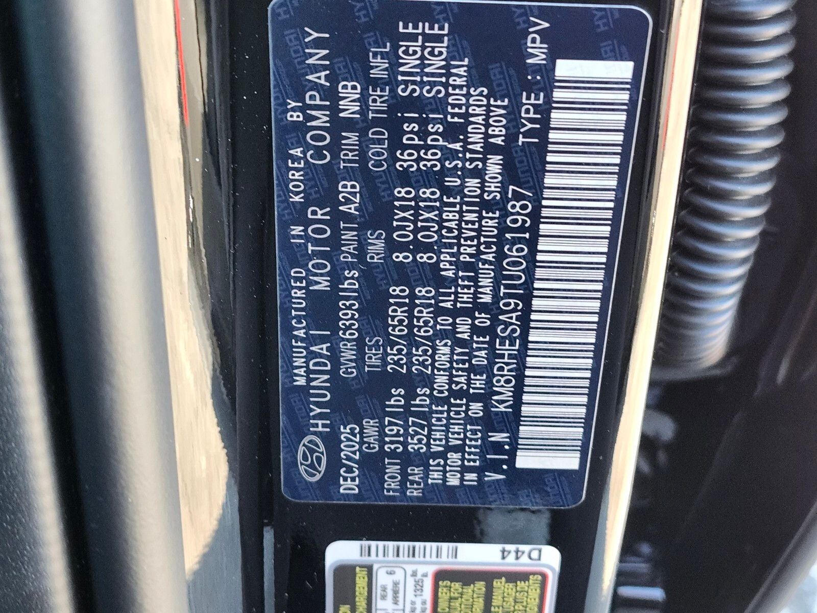 2026 Hyundai PALISADE HYBRID SEL Premium 8 Passenger