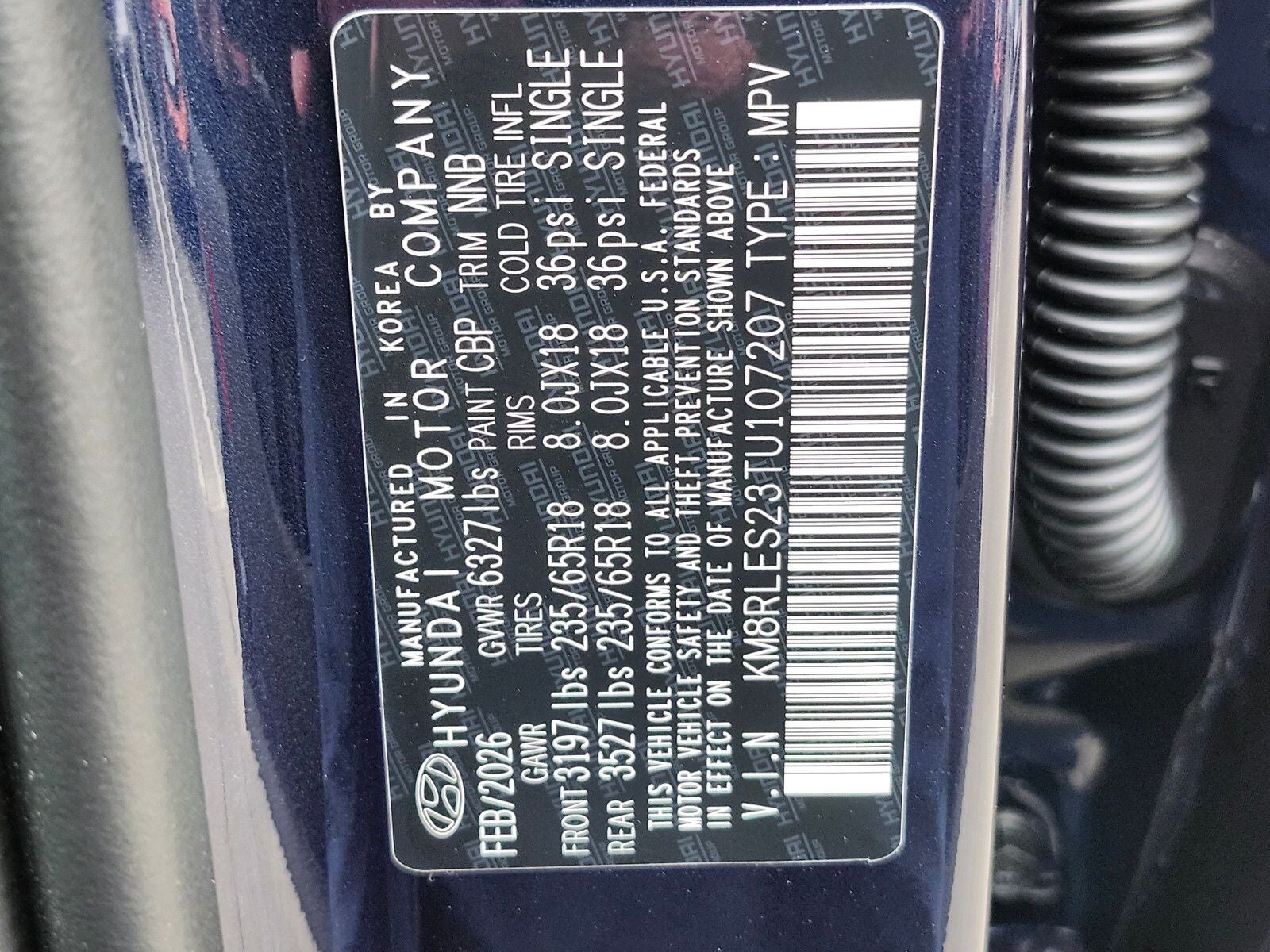 2026 Hyundai PALISADE SEL 7 Passenger