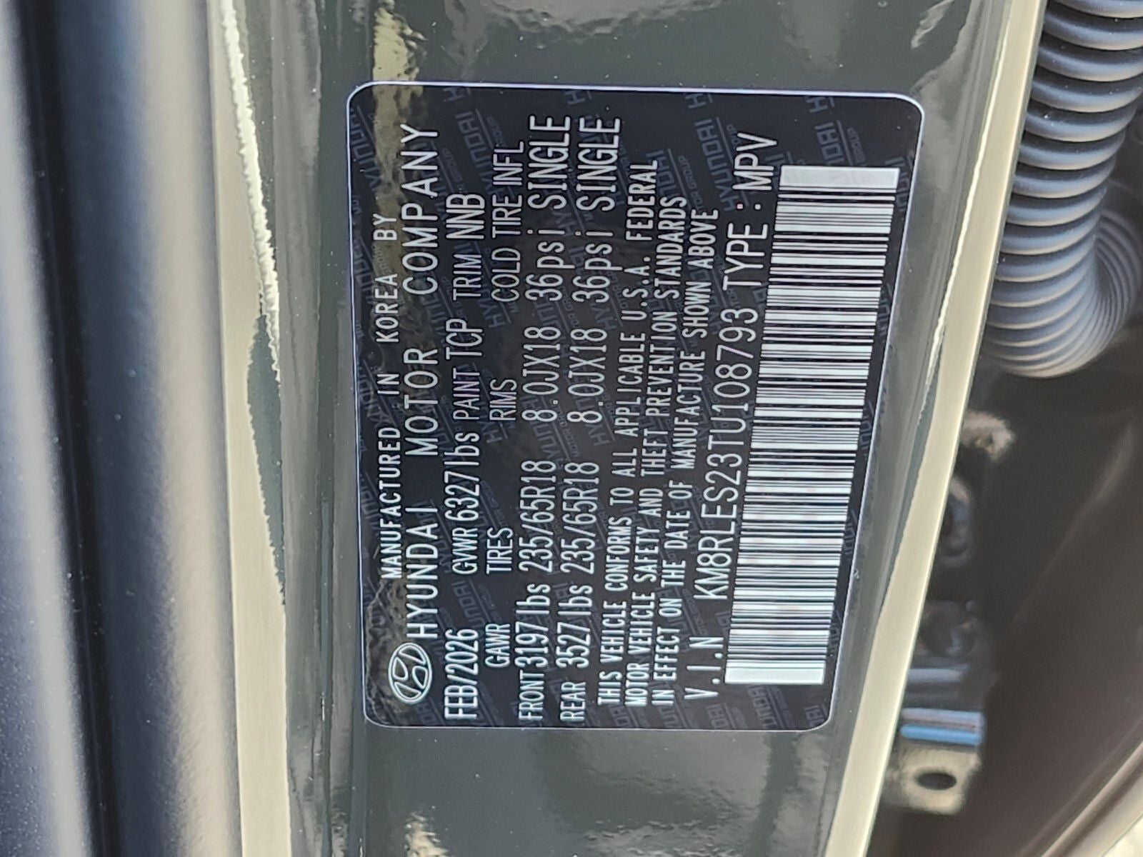 2026 Hyundai PALISADE SEL 7 Passenger