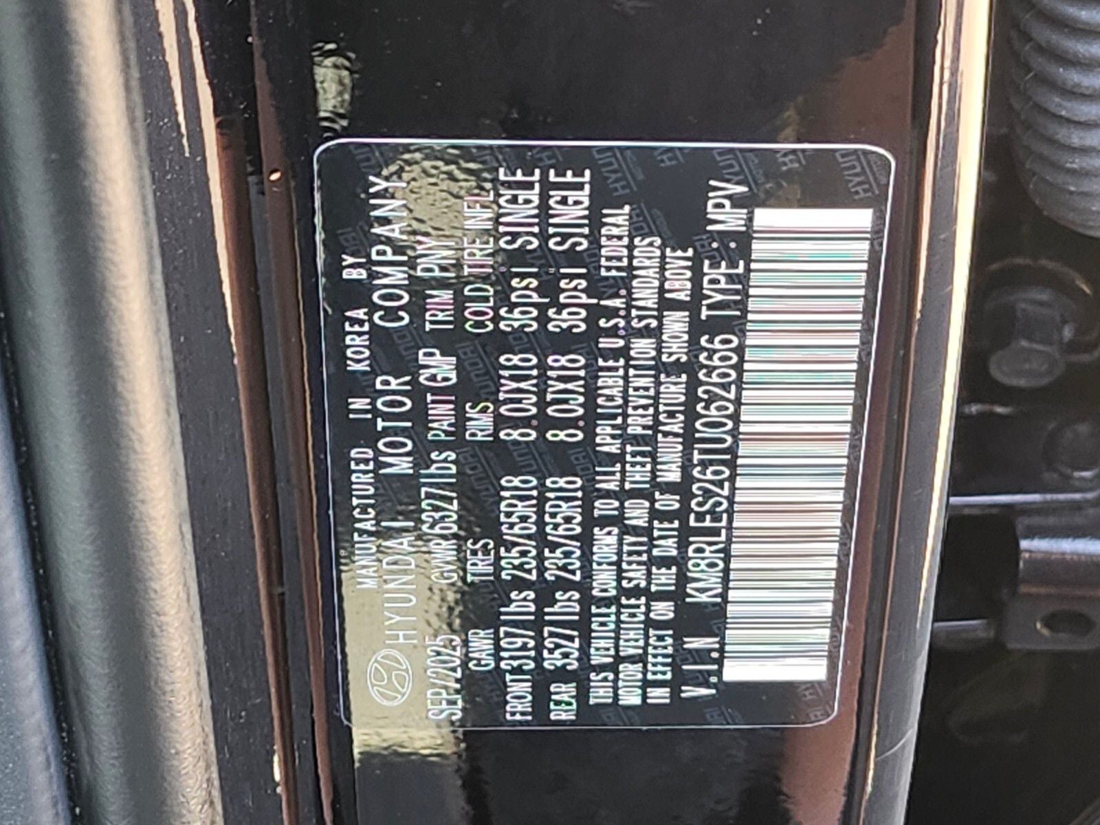2026 Hyundai PALISADE SEL 7 Passenger