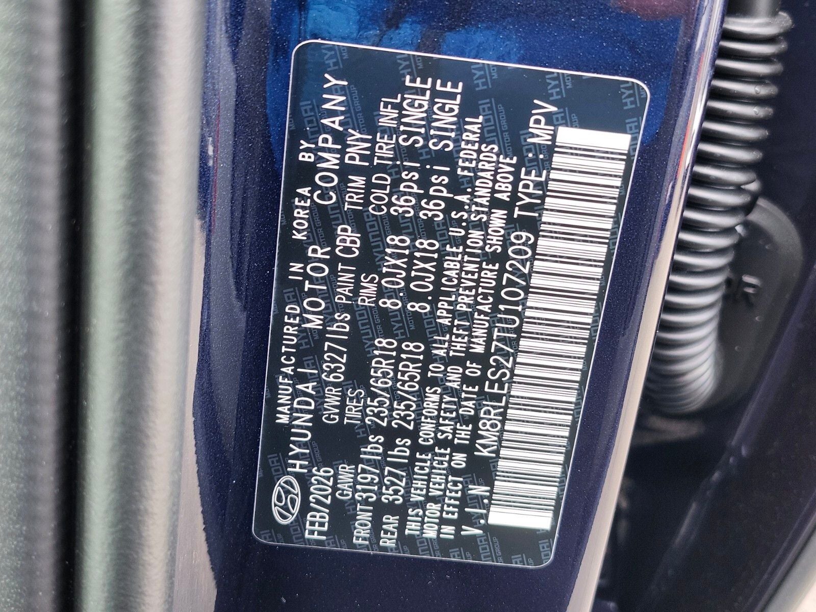 2026 Hyundai PALISADE SEL 7 Passenger