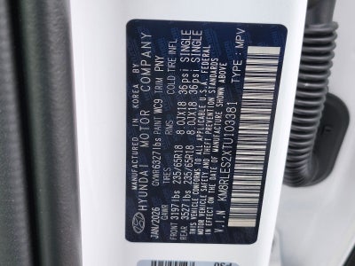 2026 Hyundai PALISADE SEL 7 Passenger