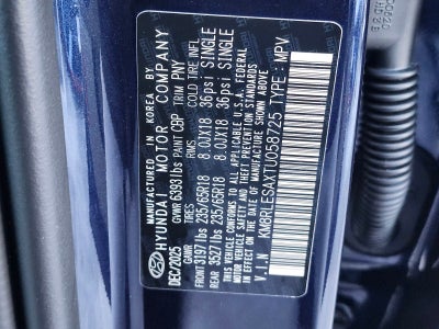 2026 Hyundai PALISADE HYBRID SEL 8 Passenger