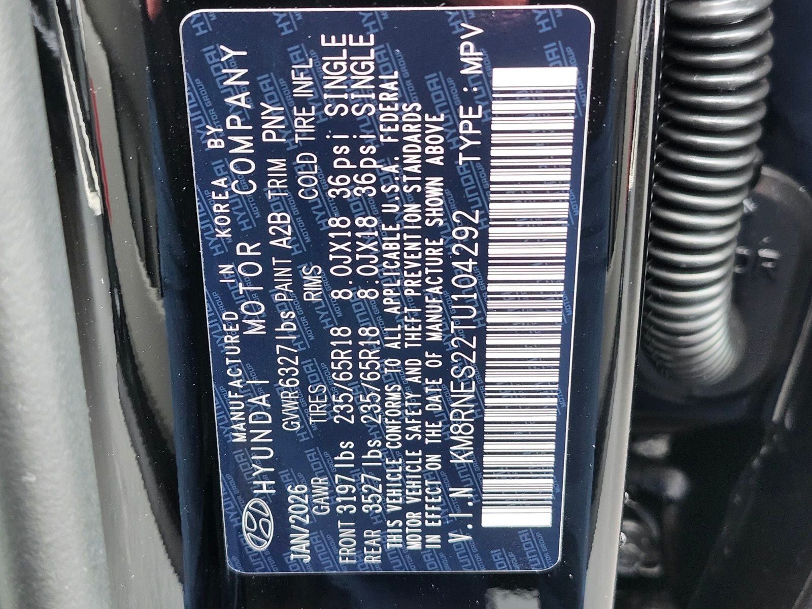 2026 Hyundai PALISADE SEL Premium 7 Passenger