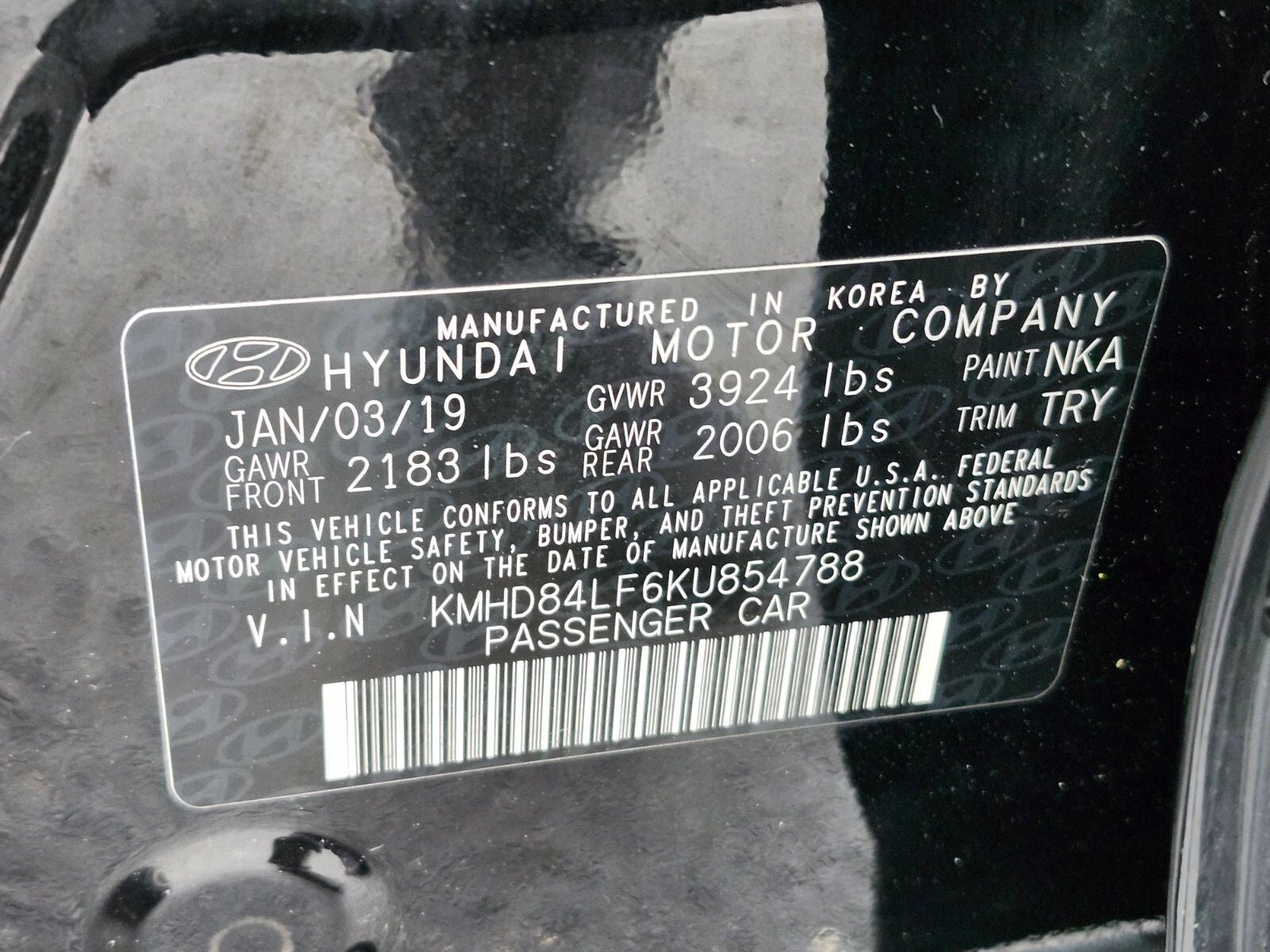 2019 Hyundai ELANTRA Limited