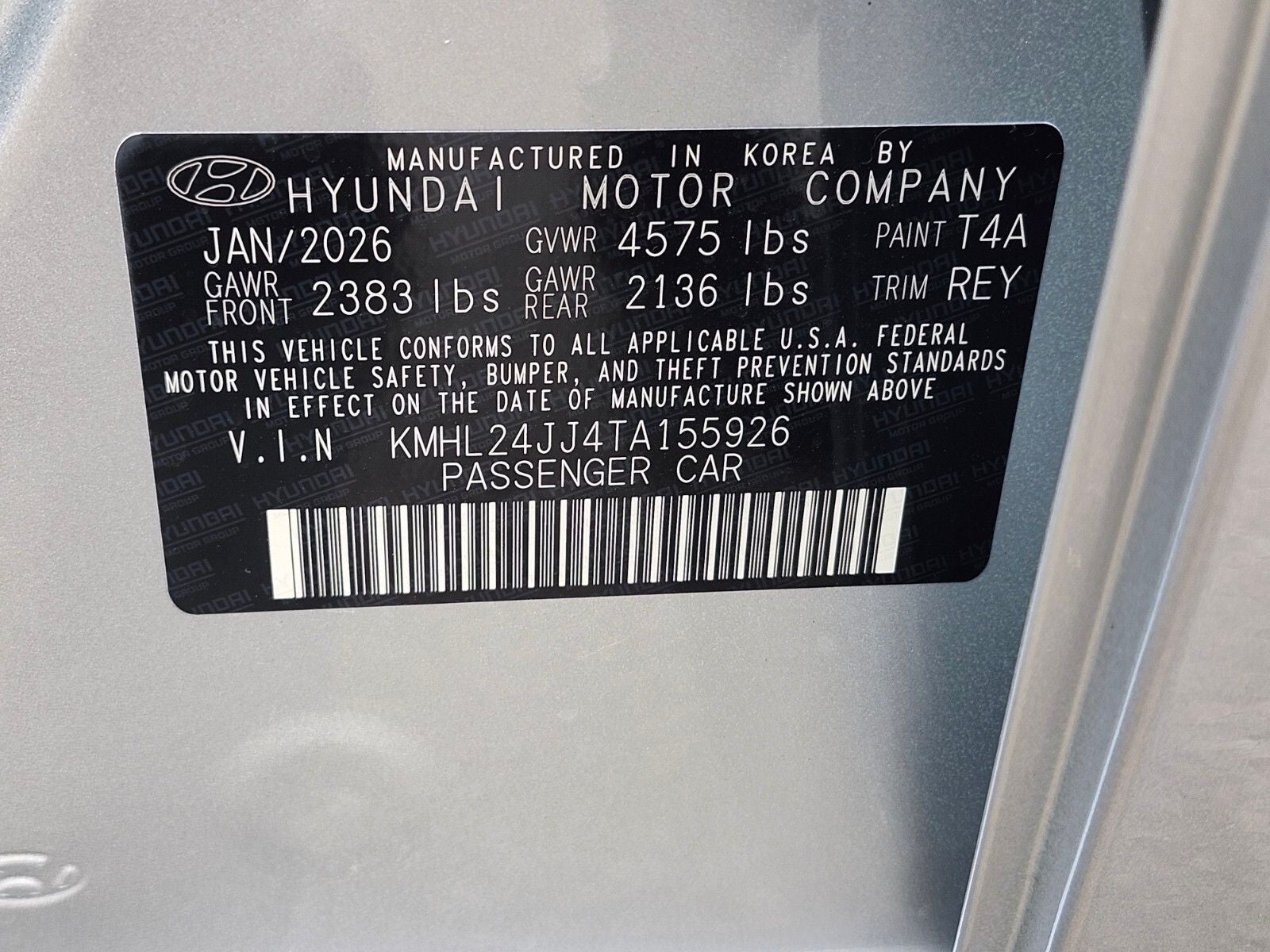 2026 Hyundai SONATA HYBRID Blue