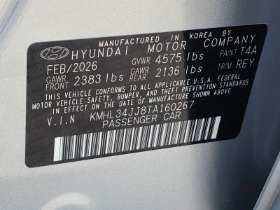 2026 Hyundai SONATA HYBRID SEL