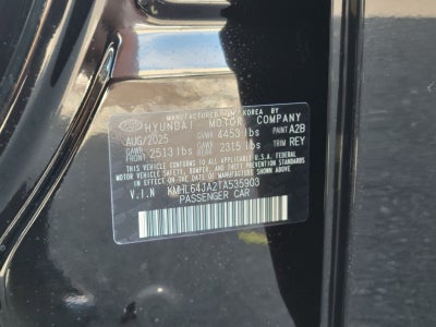 2026 Hyundai SONATA SEL Sport