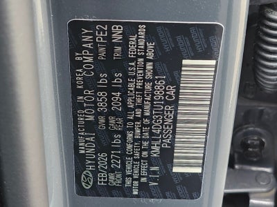 2026 Hyundai ELANTRA SE