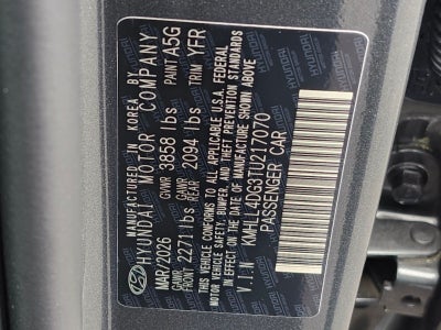 2026 Hyundai ELANTRA SE