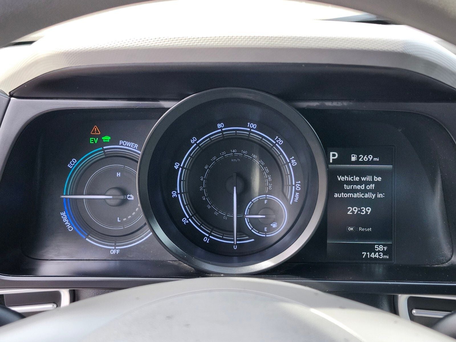 2021 Hyundai ELANTRA HYBRID Blue