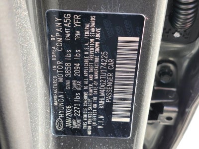 2026 Hyundai ELANTRA SEL Sport