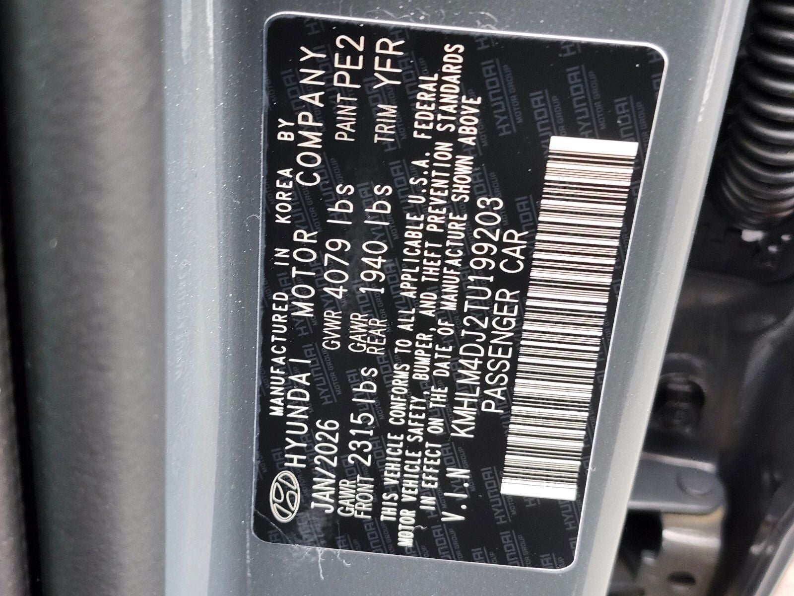 2026 Hyundai ELANTRA HYBRID Blue