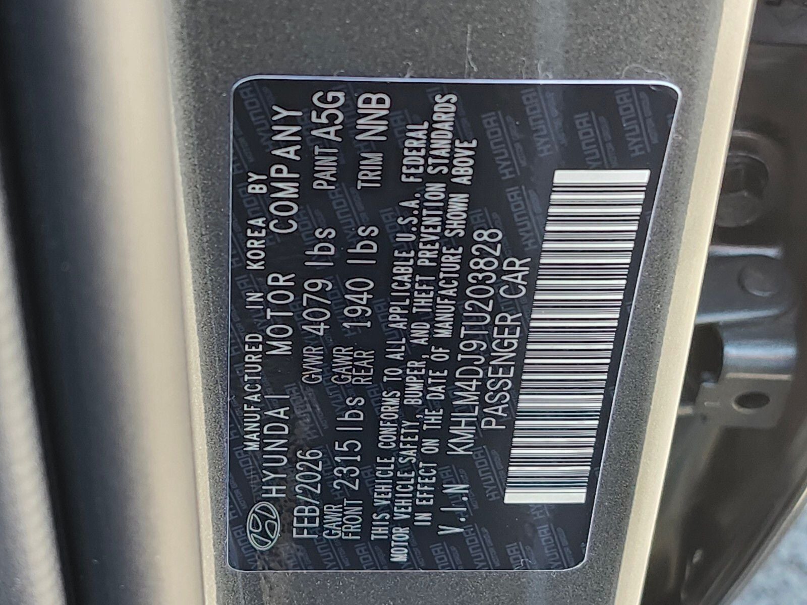 2026 Hyundai ELANTRA HYBRID SEL Sport