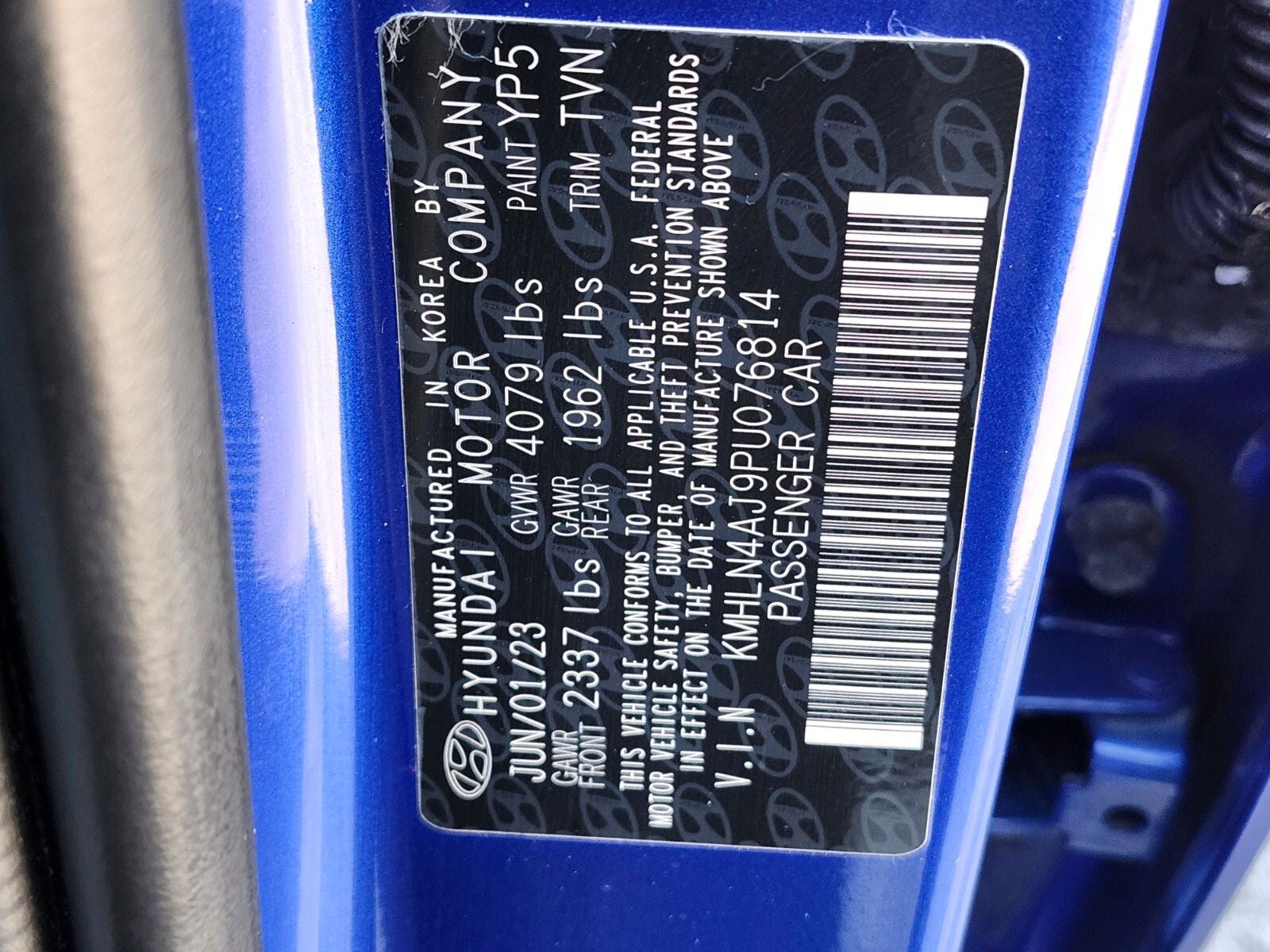 2023 Hyundai ELANTRA HYBRID Limited