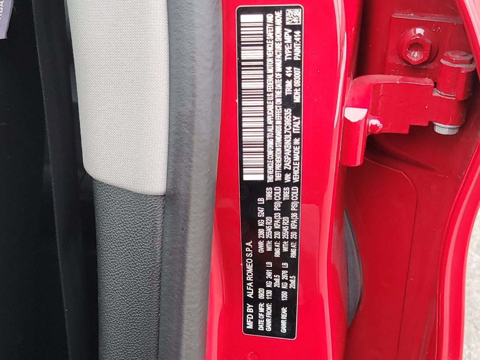 2020 Alfa Romeo Stelvio Ti