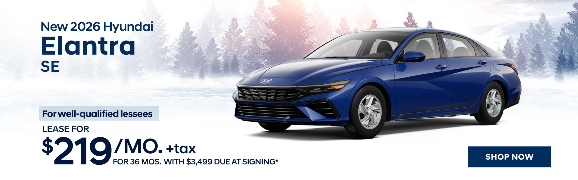 New 2026 Hyundai Elantra SE