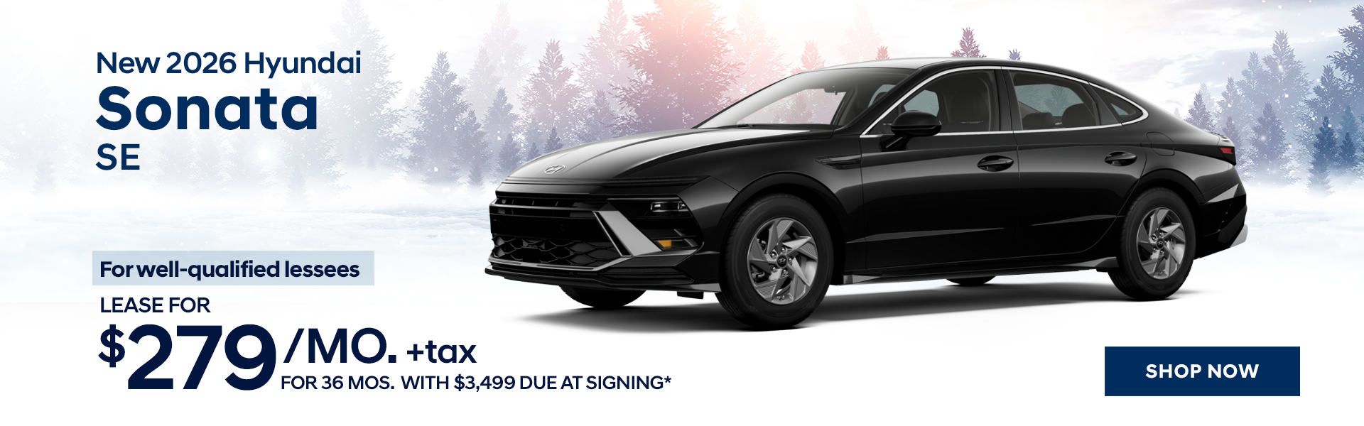 New 2026 Hyundai Sonata SE
