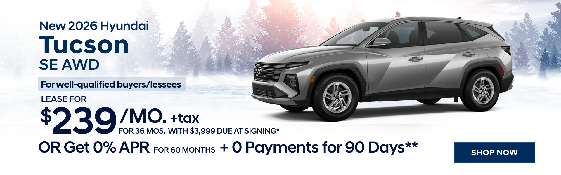 New 2026 Hyundai Tucson SE AWD