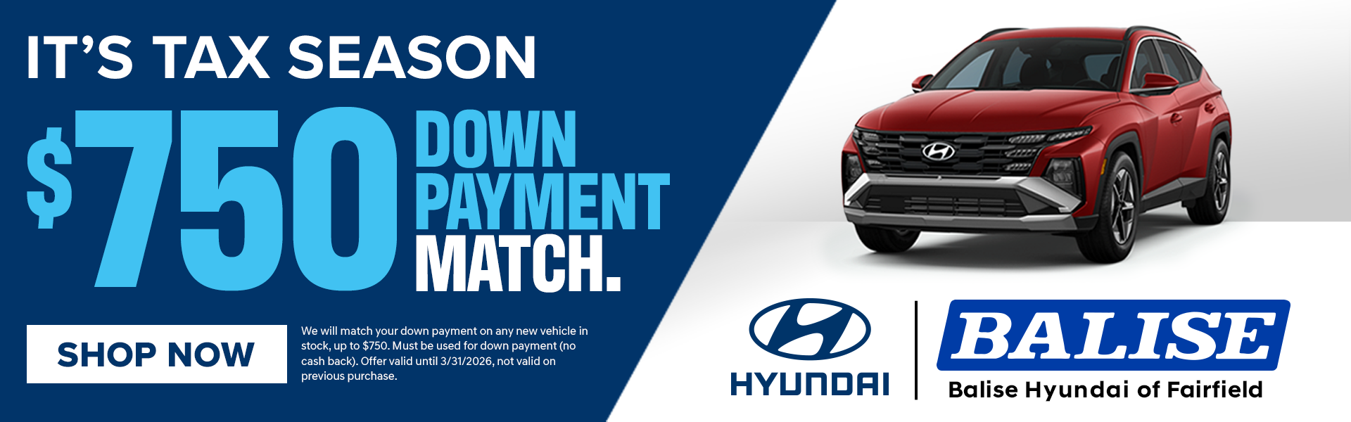 Tax Season Down Payment match