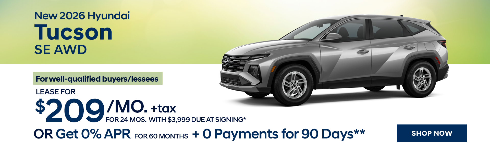 New 2026 Hyundai Tucson SE AWD