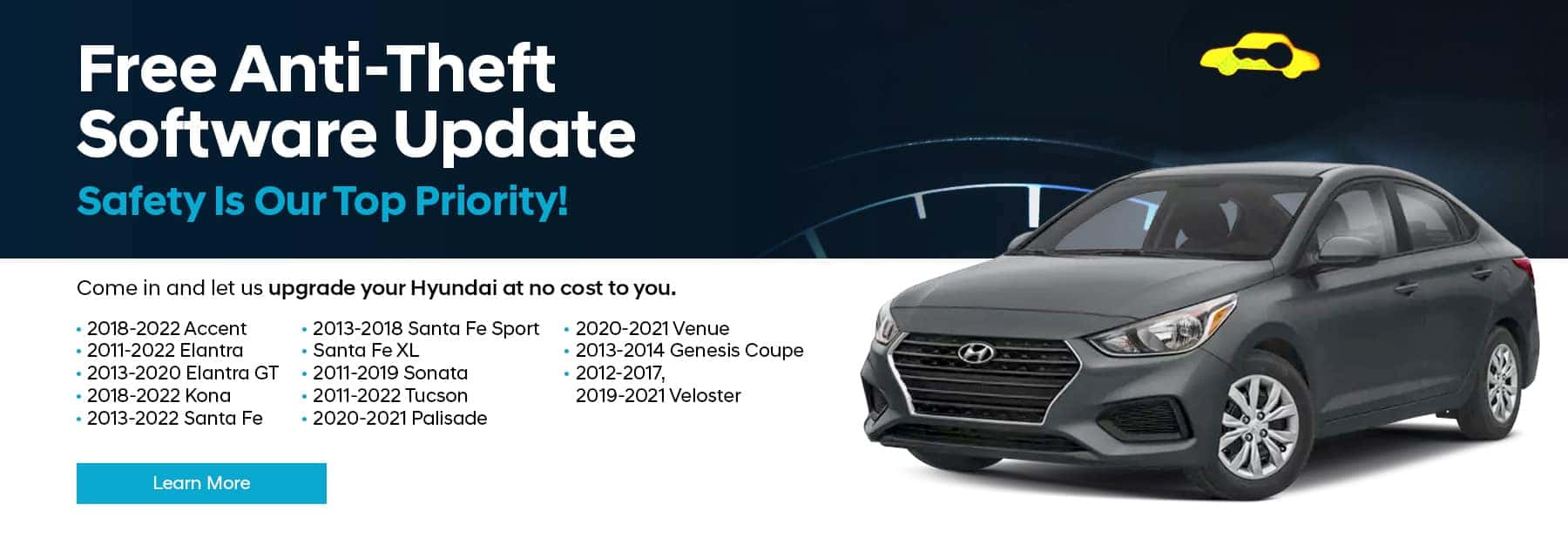 Free Anti-Theft Software Update at Balise Hyundai of Fairfield in Fairfield CT