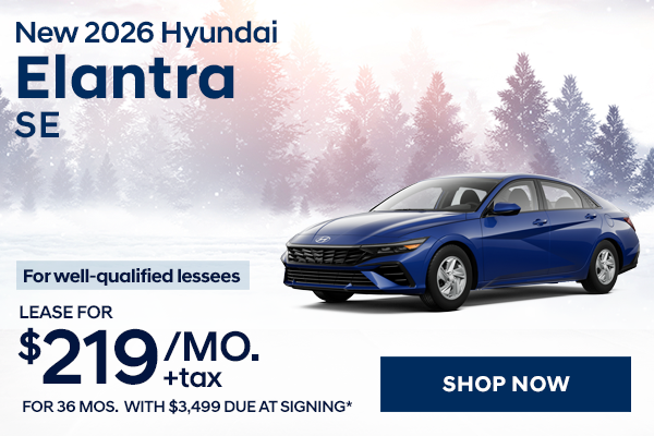 New 2026 Hyundai Elantra SE