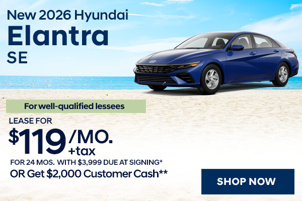New 2026 Hyundai Elantra SE