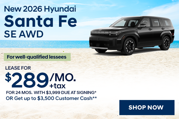 New 2026 Hyundai Santa Fe SE AWD