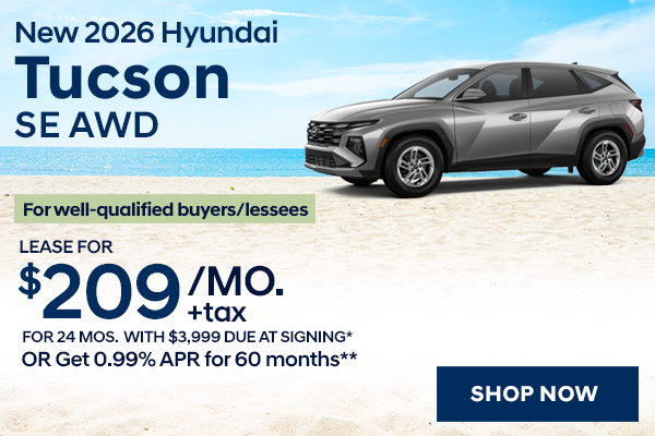 New 2026 Hyundai Tucson SE AWD