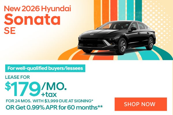 New 2026 Hyundai Sonata SE